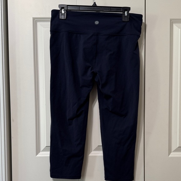 Athleta Navy Lycra 7/8 Leggings - Picture 2 of 4
